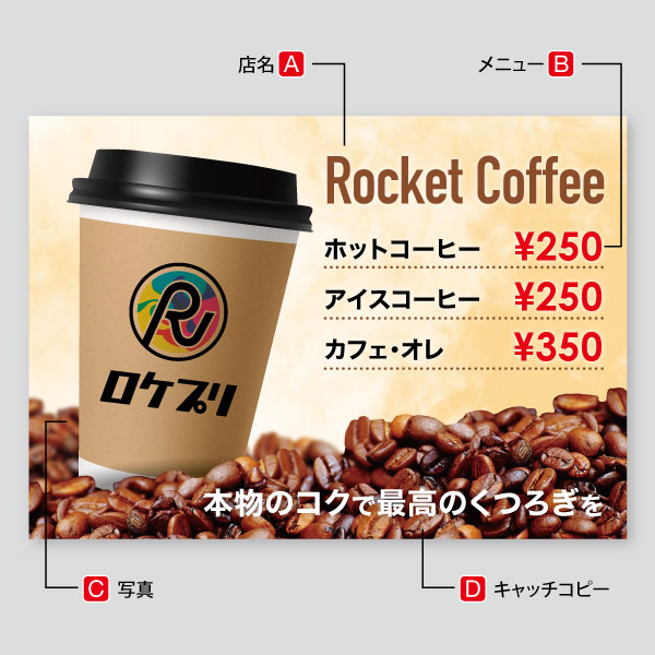 カフェ用・こだわりのコーヒーメニュー8