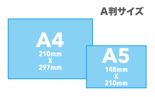 中綴じ製本A判サイズ