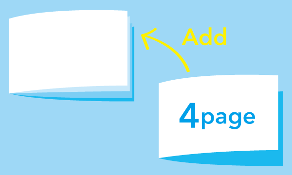 8〜32ページまでの冊子を作成可能